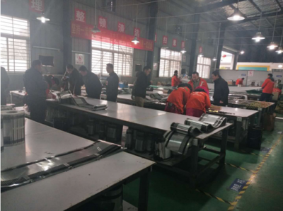 陕西延安蓝卫科技考察团赴暖季地暖工厂总部考察